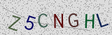 Défi visuel du captcha